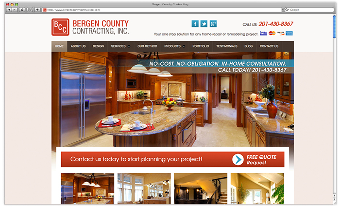 Bergen County Contracting Website - After