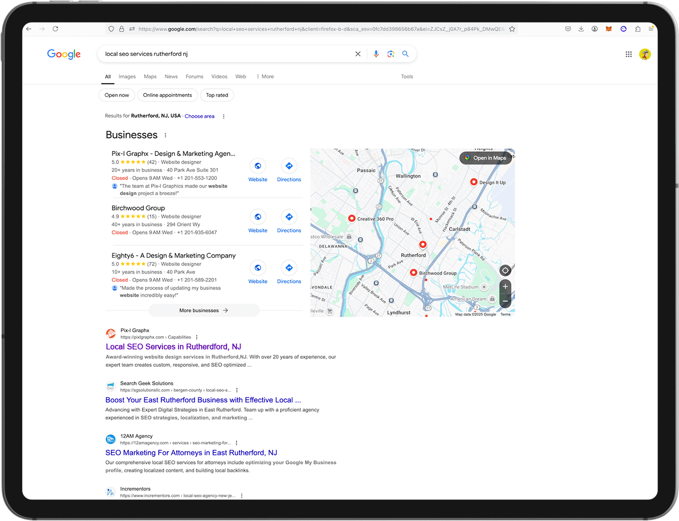 Local SEO Services and Strategies to improve Google rankings in Hackensack, NJ